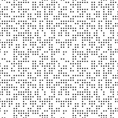 Seamless geometric black and whte pattern. Modern ornament with dotted elements. Geometric abstract pattern