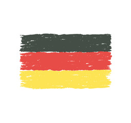 Germany Hand Drawn Flag