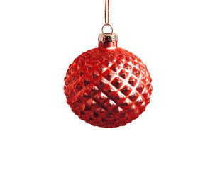 Christmas ball on a white background