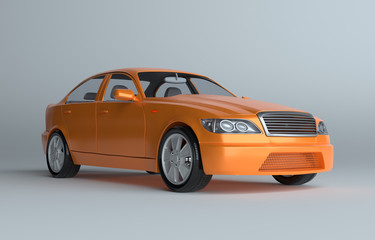 Fototapeta na wymiar 3d illustration of a luxury sports car