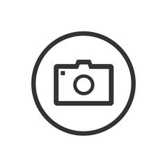 Photo icon on a white background