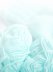 Green wool as a background