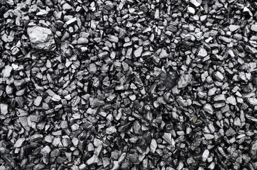 Pile of black coal