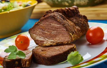 Swedish baked marinated beef