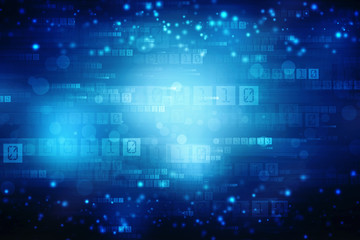 Digital Abstract technology background, Binary Background, futuristic background, cyberspace Concept