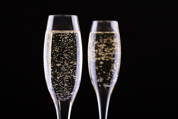 Champagne en copas