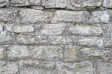 real stone wall surface with cement