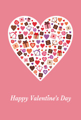 バレンタインカード