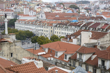 Obraz premium Rossio Square; Lisbon