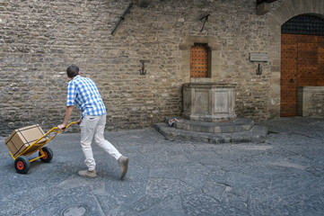 Consegna a Firenze