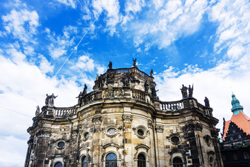 Fototapeta na wymiar Baroque building Zwinger in Dresden, Germany