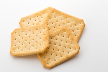 Toast bread isolated on the white background.