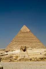 Fotobehang egypt pyramids in cairo © franco lucato