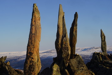 Stone towers