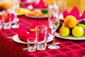A beautiful table setting.