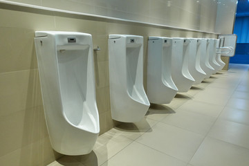 Urinals in the men's room.