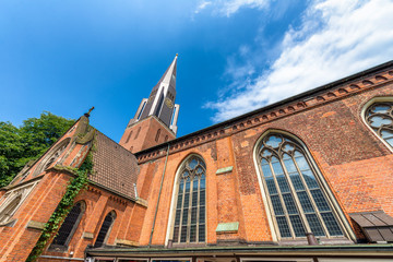 Fototapeta na wymiar St Jacob Church in Hamburg, Germany