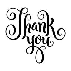 THANK YOU Hand Lettering Card