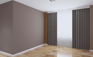 Modern Empty  office Cabinet. Meeting room. 3D rendering.