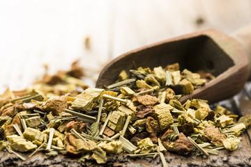 mixture for tea infusion