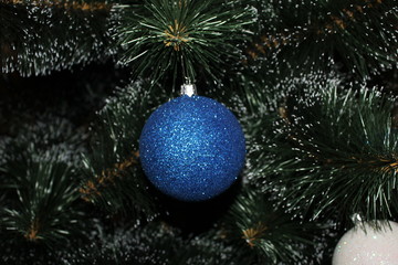New Year Blue Ball