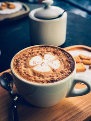 coffee cup with vintage style