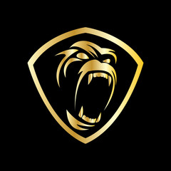 angry monkey logo