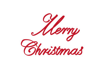 Fototapeta na wymiar Merry Christmas vector text calligraphic