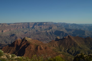 Fototapeta na wymiar Grand Canyon Of The Colorado River. Geological formations. June 23, 2017. Grand Canyon, Arizona, USA. EEUU.