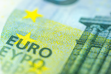 Euro Banknote in a macro shot