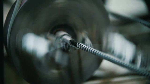 Chemical industry - fabric for fiberglass composite reinforcement - part of machinery line