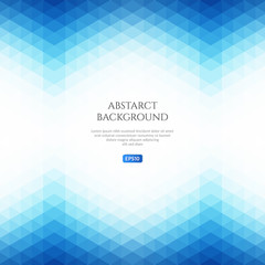 Abstract background in isometrric style. Pattern of triangles. Space for text.