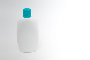 Lotion on a white background.