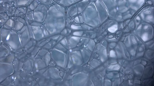 Luftblasen, Seifenblasen, Oberfl&auml;chenspannung, Reflexion, Interferenz, Ver&auml;nderung, Hintergrund, Macro, Videoeffect, 4K