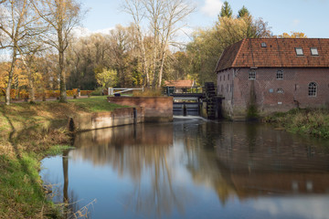 Fototapeta na wymiar Water mill berenschot in Winterswijk in the Netherlands.