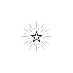 Obraz premium Star Logo Vector
