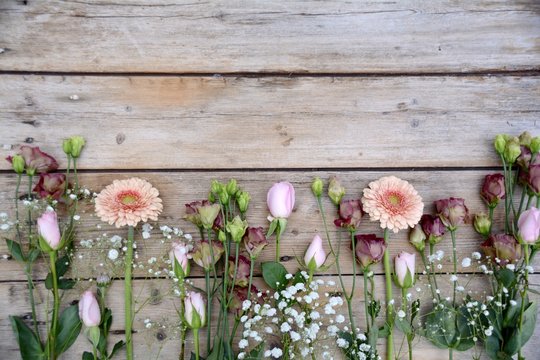 Blumenstrauß - Frühlingsblumen - Gerbera, Rosen