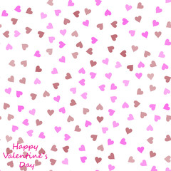 Abstract  Love Heart and Valentines day Background Vector.