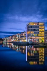 Hörder Phönixsee am Abend beleuchtet © Marcus Retkowietz