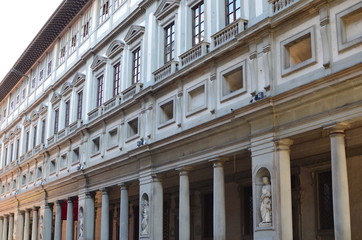 Fototapeta na wymiar Firenze - Palazzo degli Uffizi