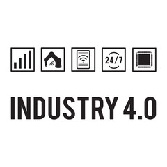 Industry 4.0 . Robotic industry concept.