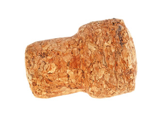 Wine cork isolated on a white background