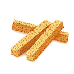 Slice of dry bread