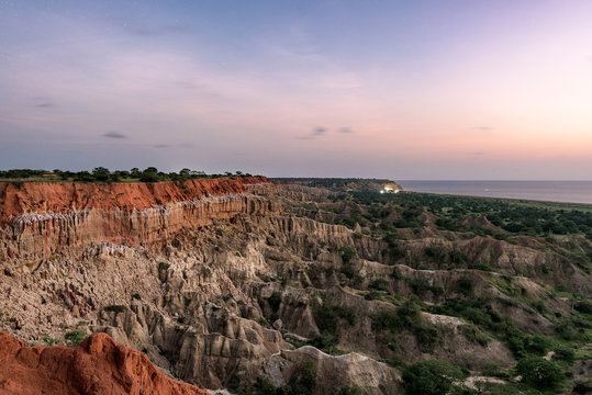 Miradouro da Lua na prov&iacute;ncia de Luanda em Angola