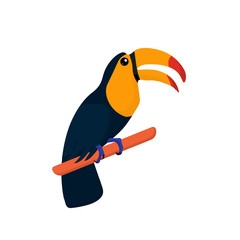 Cute funny blue and yellow