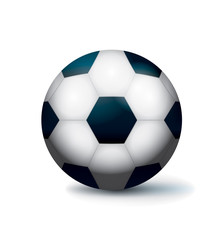 Isolated Soccer Football Ball Illustration