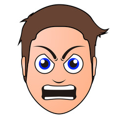 Angry man avatar