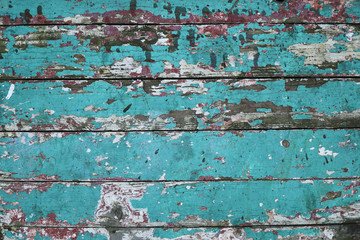Old Green Wooden Background
