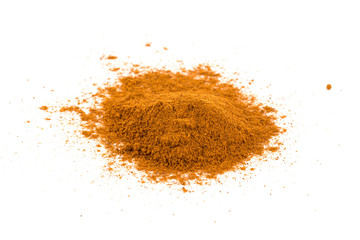 cinnamon powder closeup
