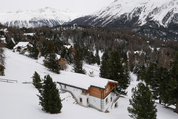 Nieve en Suiza